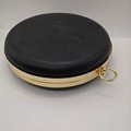 Fashion 18cm shiny gold handbag clutch purse frame with shell plastic