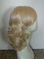 Light Blonde lace front synthetic wig 2