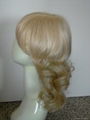 Light Blonde lace front synthetic wig 3