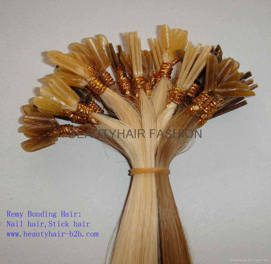 Remy Keratin Bonding Hair,Pre-bonded  hair 3