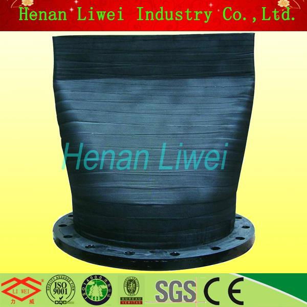 flange and clamp type rubber flexible check valve