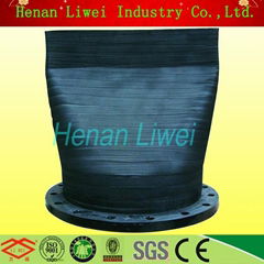 flange and clamp type rubber flexible check valve