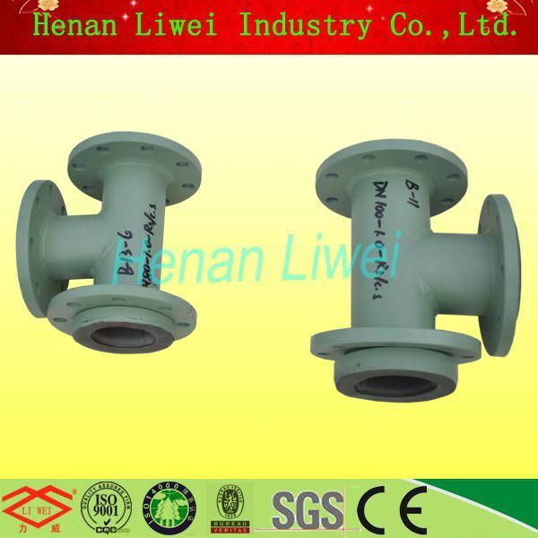 rubber lined tee coupling reducer