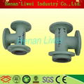 rubber lined tee coupling reducer