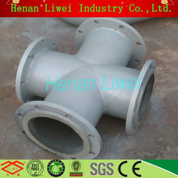 carbon steel rubber lined wear resistant tube 3