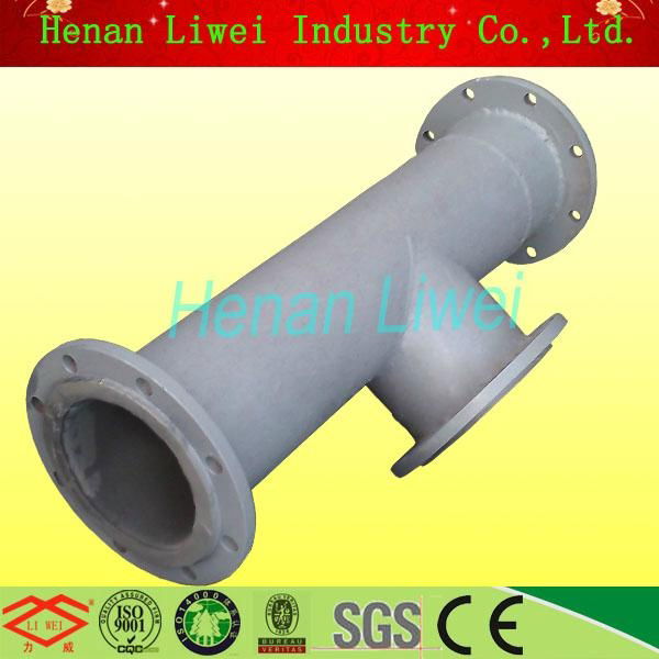 rubber lined tee coupling reducer 4