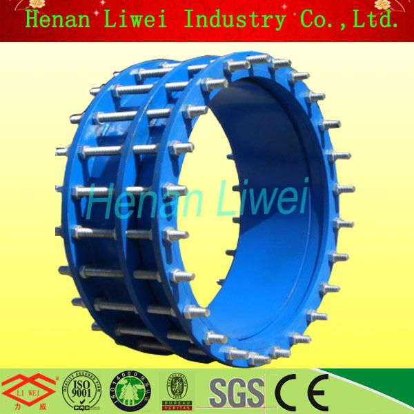 Double flanged loosing force-transferring dismantling joint 3