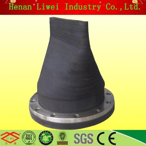 flange and clamp type rubber flexible check valve 3