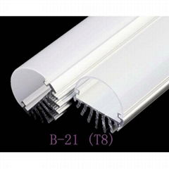 T8 led tube housing external power supply