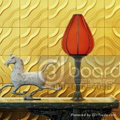 3D wall covering art panels