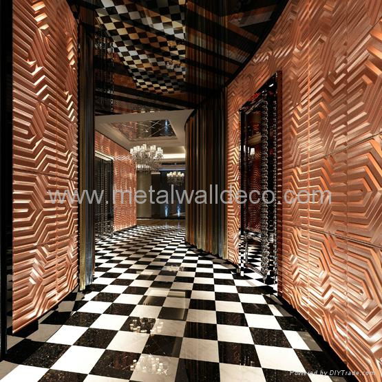 metal wall decor panels for facade 5