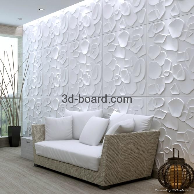 3D textured wave panel