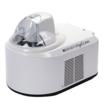 Ice cream maker with self cooling compressor