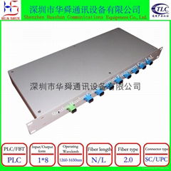 1分8机架式光纤分路器SC/UPC