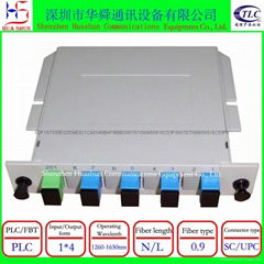 电信级1分4光分路器插卡式SC/UPC