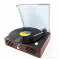  Vintage 3 speeds automatically stop system turntable record player 1