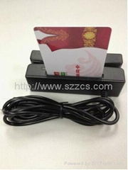 usb multi magnetic and IC smart card reader writer