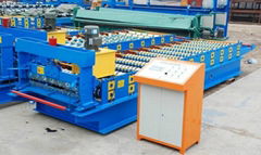 steel corrugation roll forming machine