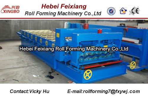 Steel Glazed tile roll forming machine