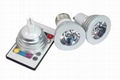 GU10 E27 E14 MR16 GU5.3 LED SpotLight 3X1W RGB 1