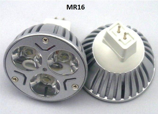 GU10 E27 E14 MR16 GU5.3 LED SpotLight 3X1W RGB 3