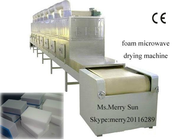 Microwave drying machinery for sponge-sponge microwave dryer equipment