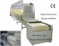 Microwave drying machinery for sponge-sponge microwave dryer equipment