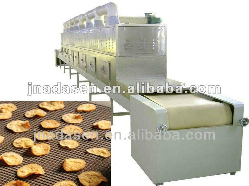 Potato chip microwave drying&puffing equipement-Microwave dryer machine  5