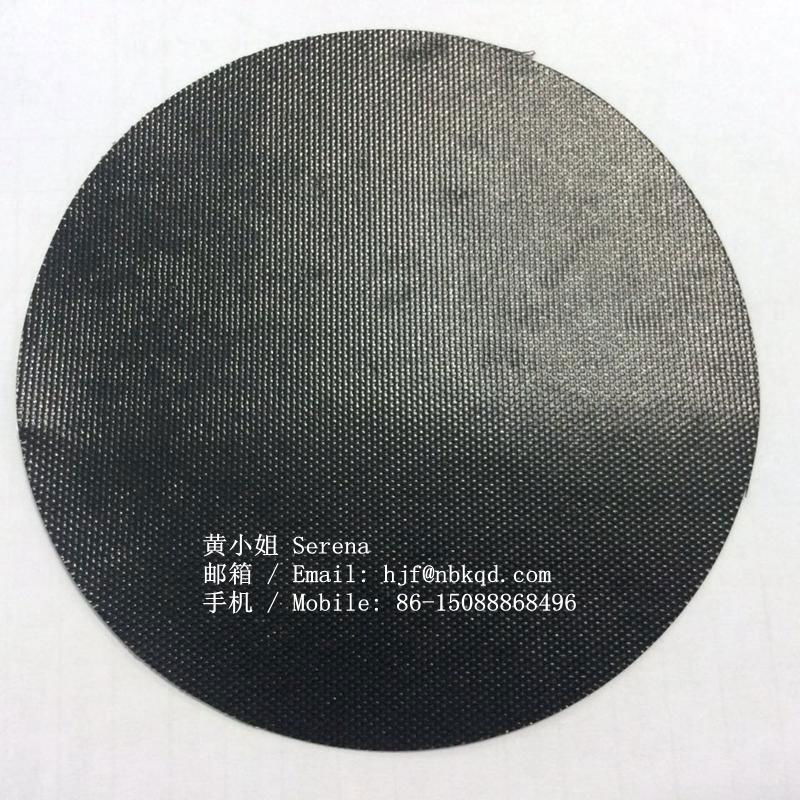 0.5mm黑色阻燃防火玻纤布双面PVC胶 B1阻燃 2