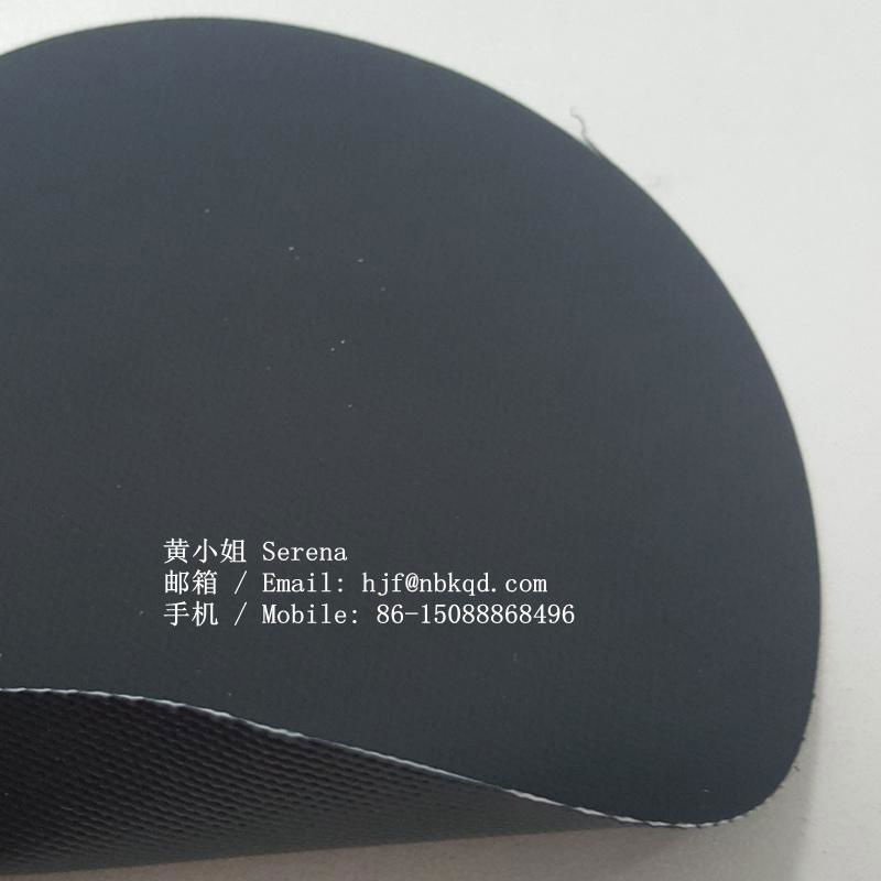 0.5mm Black B1 Flame Retardant PVC Coated Fiberglass Fabric 3