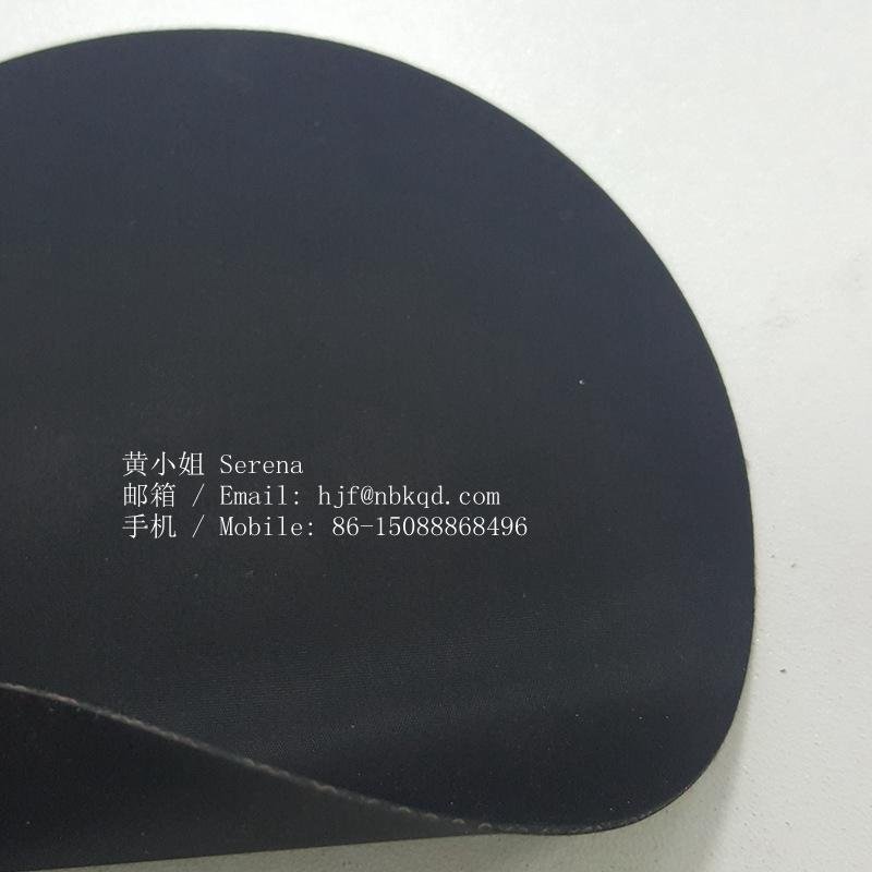 1mm Black Matte Hypalon Fabric for Backpack 5