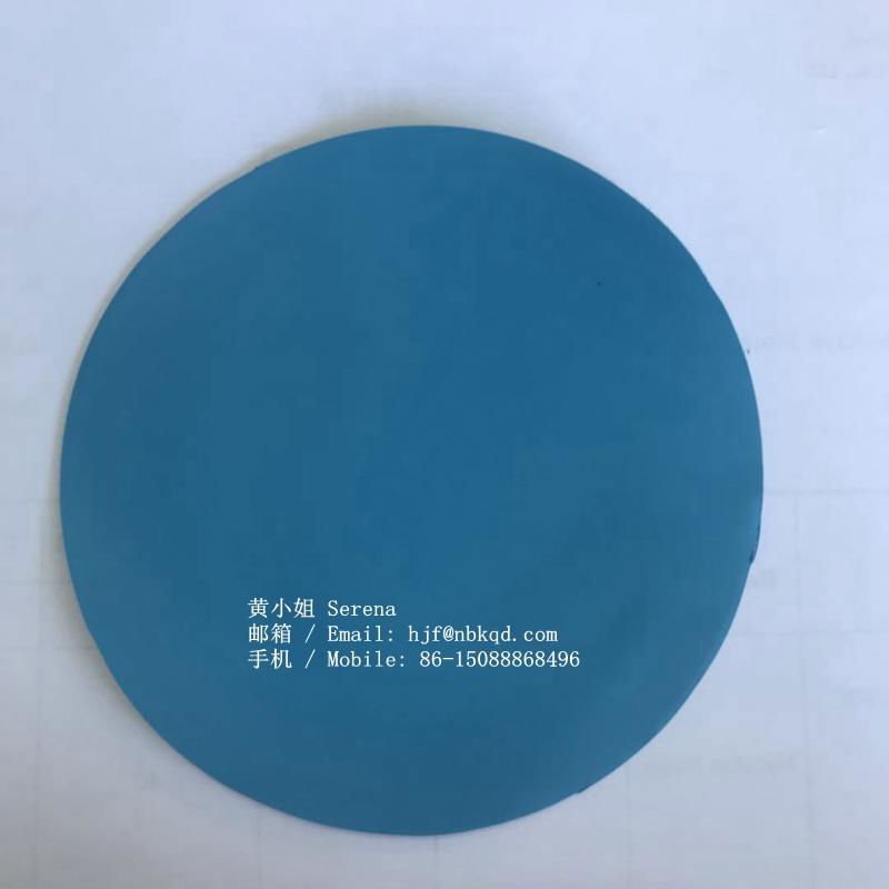 0.6mm蓝色丁腈橡胶涂层芳纶用于工业手套 2