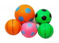 Wholesale PVC plastic jumping ball children cartoon hopper ball inflatable OEM 4