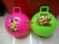 Wholesale PVC plastic jumping ball children cartoon hopper ball inflatable OEM 2