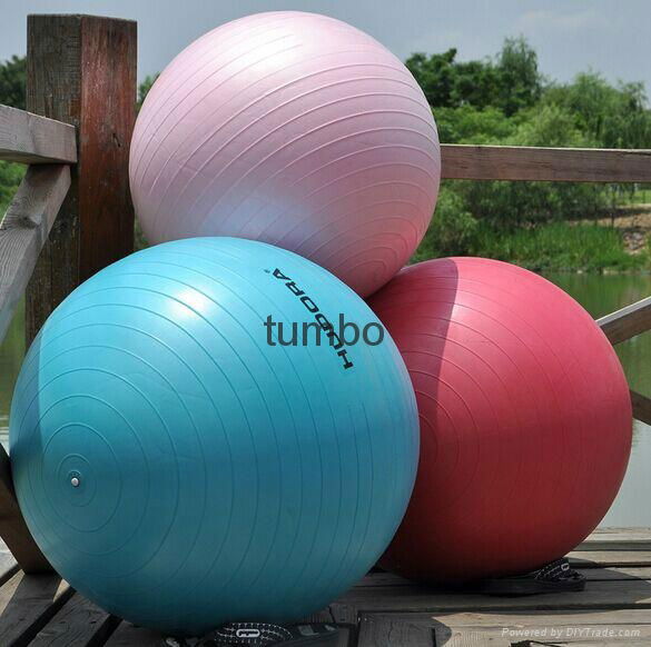 Wholesale customized Eco-friendly PVC yoga ball explosion-proof yoga ball forOEM 2