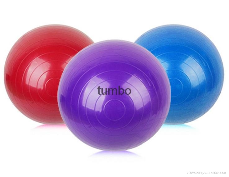 Wholesale customized Eco-friendly PVC yoga ball explosion-proof yoga ball forOEM 4