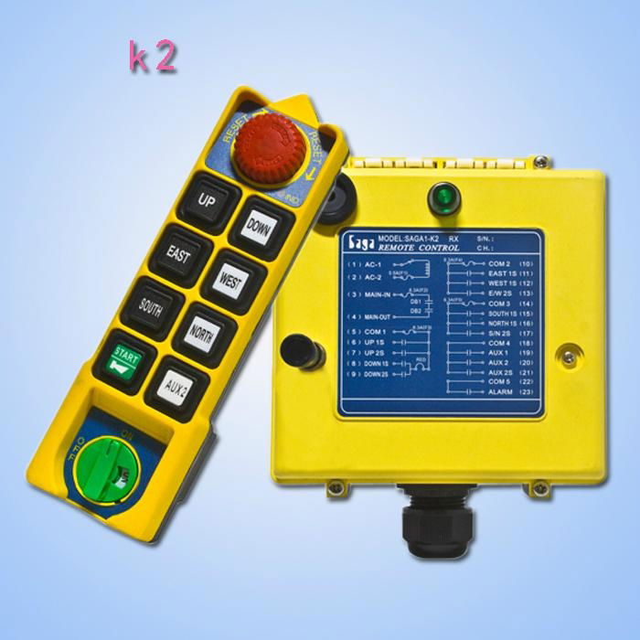 臺灣沙克工業無線遙控器起重機遙控器SAGA-K2