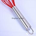 silicone egg-beater food grade silicone whisk 3