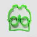 silicone egg frying ring owl shape food grade silicone mold 4