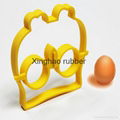 silicone egg frying ring owl shape food grade silicone mold 5