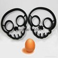 silicone egg frying ring skull shape