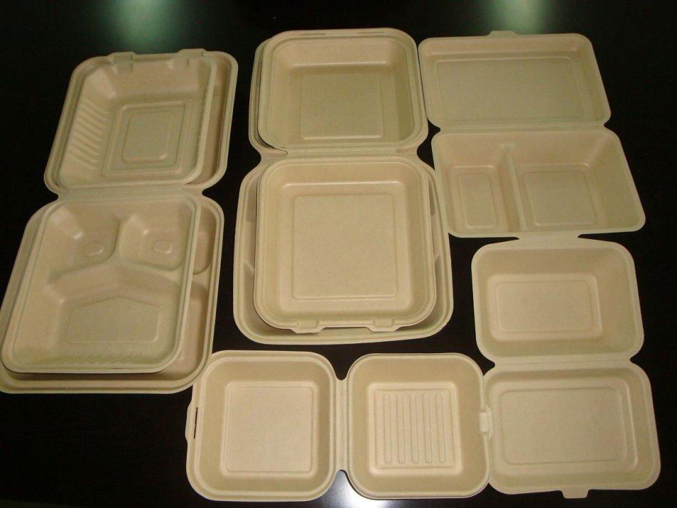 compostable wheat straw fiber party paper tableware