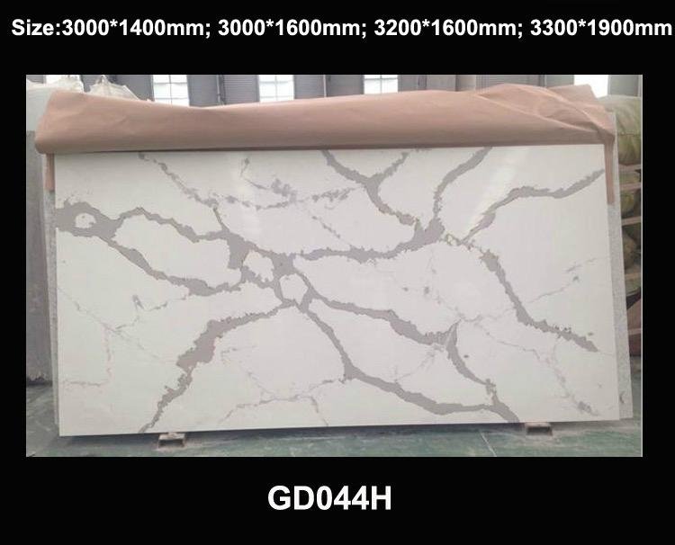 Guolian Quartz Slab Largest Size In Nano Polish Quartz Stone Slab Price 2