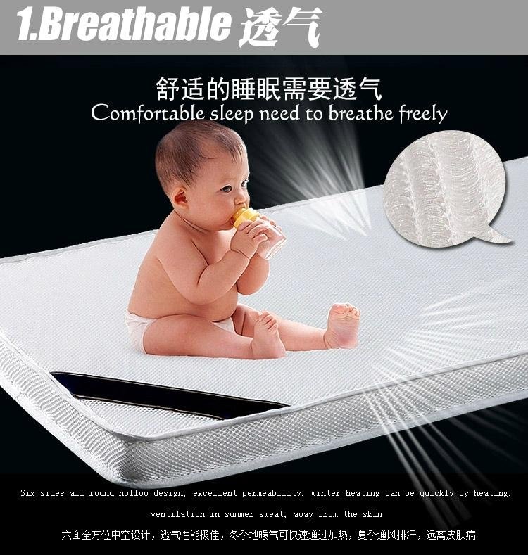  easy wash T-caress breathable 3D air mesh air flow Baby mattress product 4