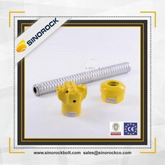 Sinorock tunneling self drilling hollow thread rod