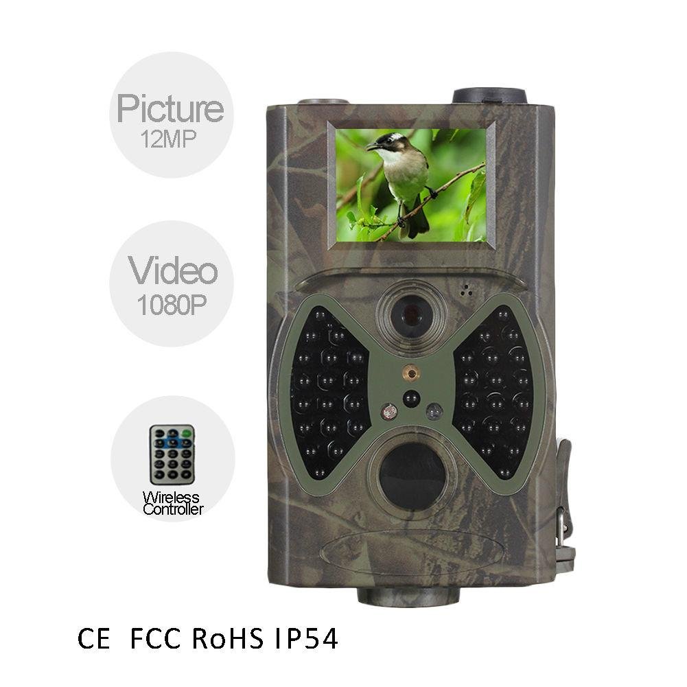 12MP 1080P IR No Glow Motion Activated Hunting Trail Camera