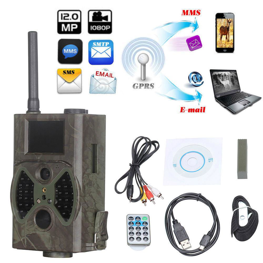 12MP 1080P IR Motion Activated SMS MMS GPRS Hunting Camera