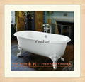 RALSTON CAST IRON CLAWFOOT TUB - IMPERIAL FEET 1