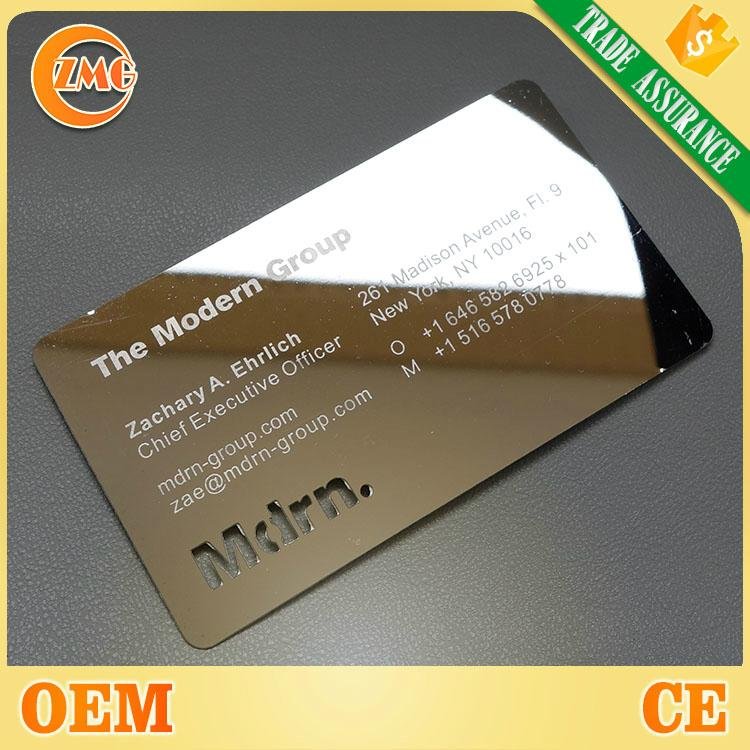 wholesale customized metal business card cheap China 5