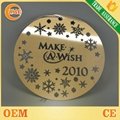 cheap chemical etched metal Christmas ornament hot on sale